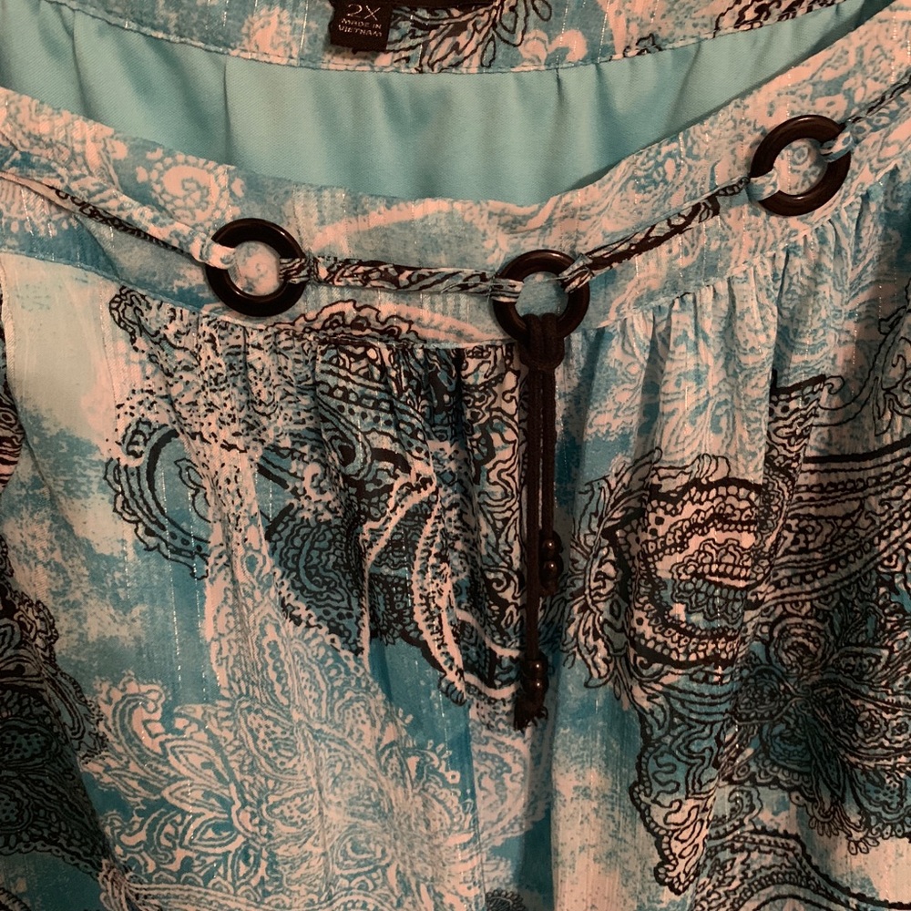 Blue blouse - Picture 3 of 4
